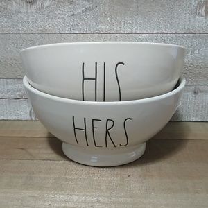Rae Dunn His and Hers Bowl Set